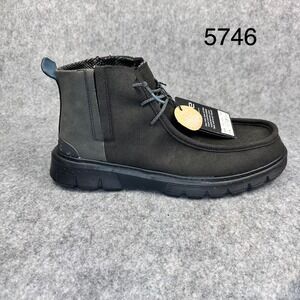 Hey Dude Boris Eco Granite Mens Chukka Boots Grey Black 112603045 Size 12 NEW